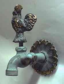 Wasserhahn Hahnmotiv