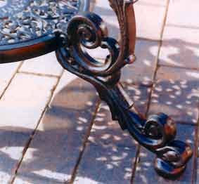 Tischbein Detail