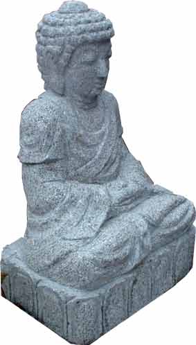 Sitzender Buddha F-24 mit Sockel
